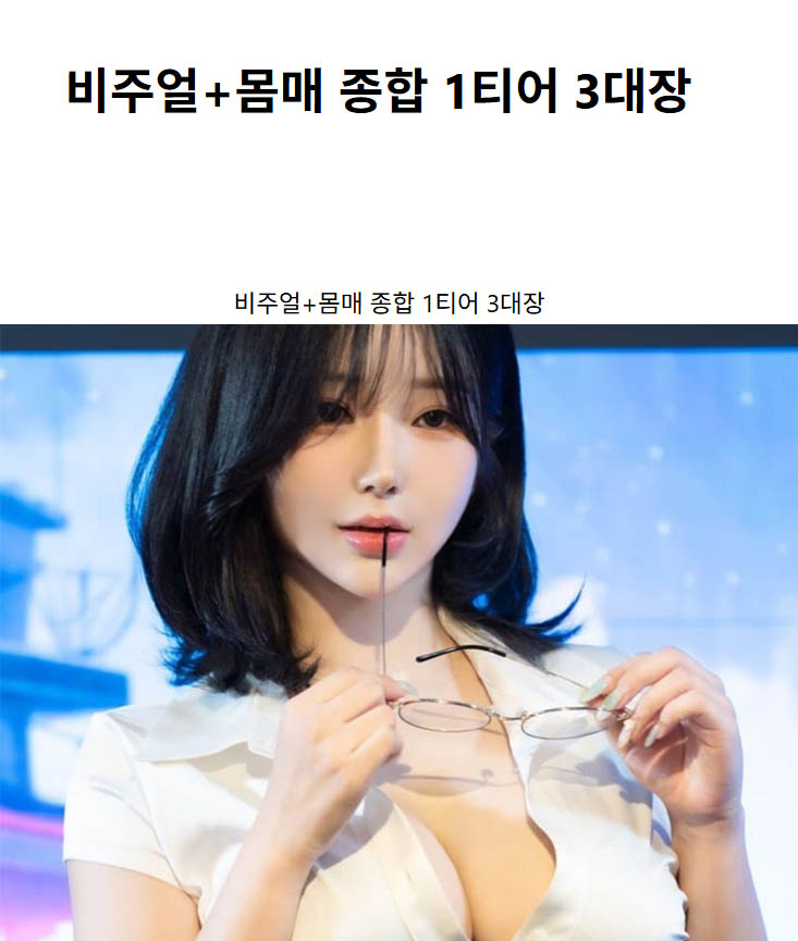 비주얼+몸매 종합 1티어 3대장