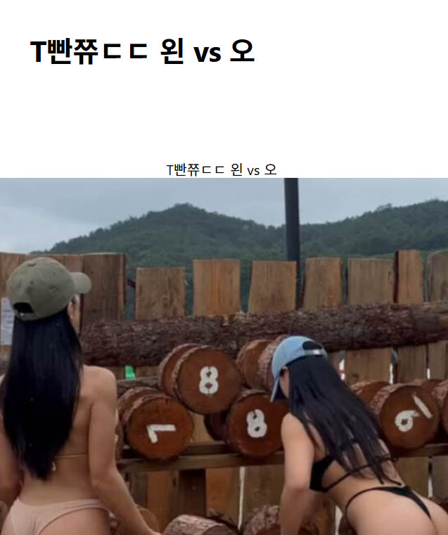 T빤쮸ㄷㄷ 왼 vs 오