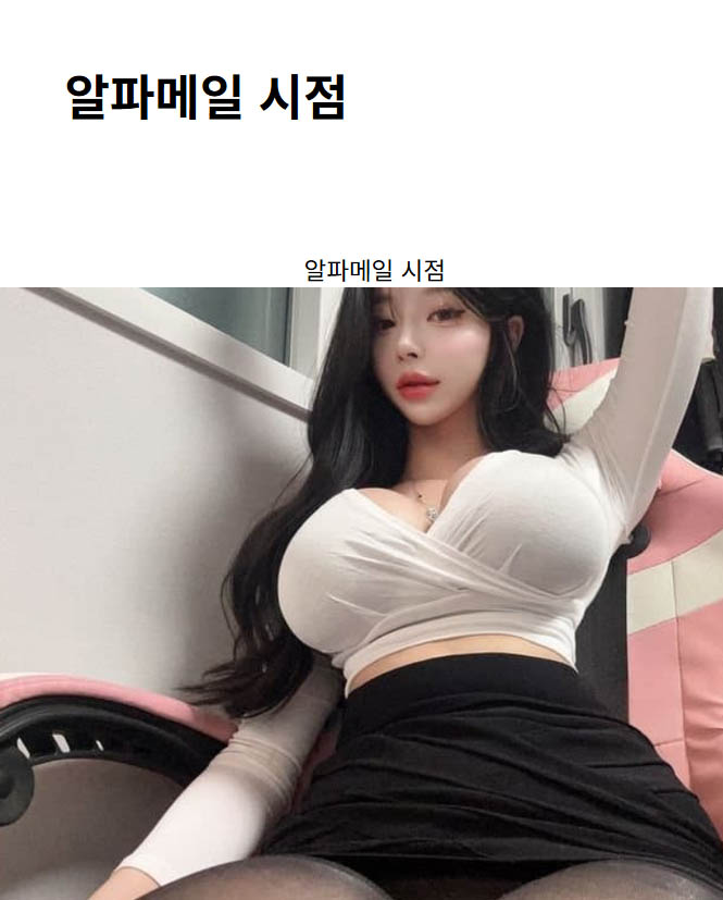 알파메일 시점