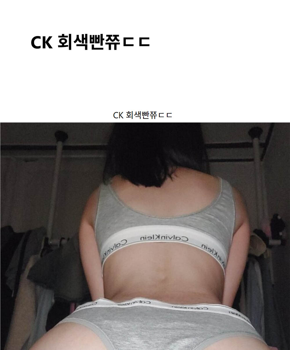 CK 회색빤쮸ㄷㄷ