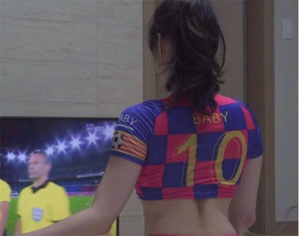 축구 응원녀ㄷㄷ