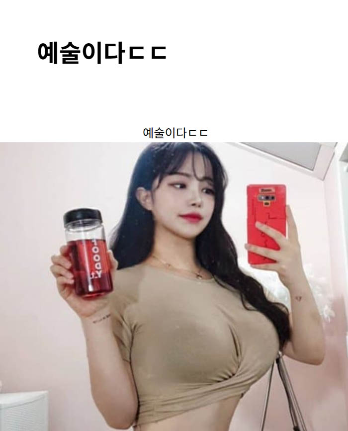 예술이다ㄷㄷ
