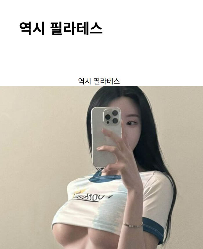 역시 필라테스