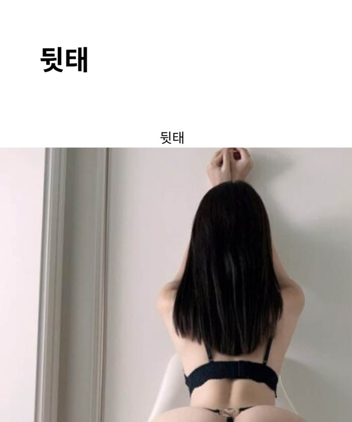 뒷태