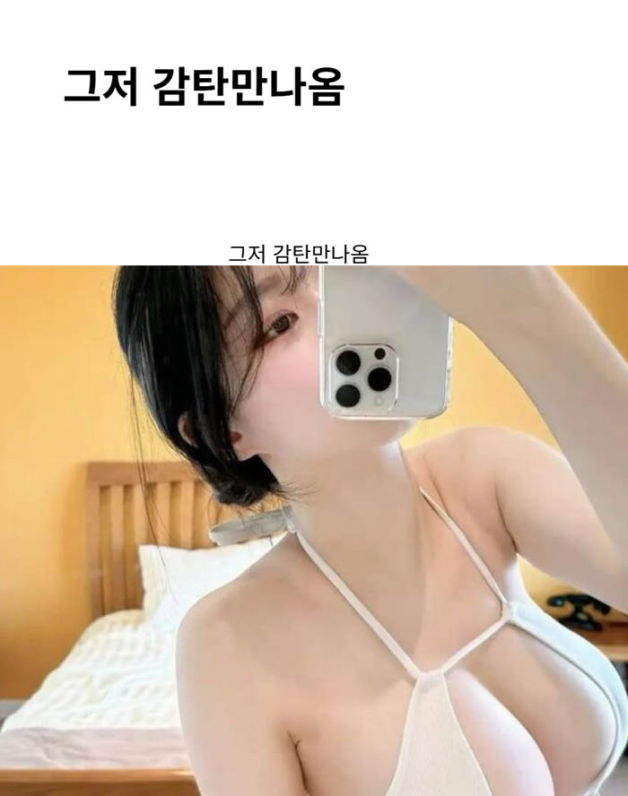 그저 감탄만나옴