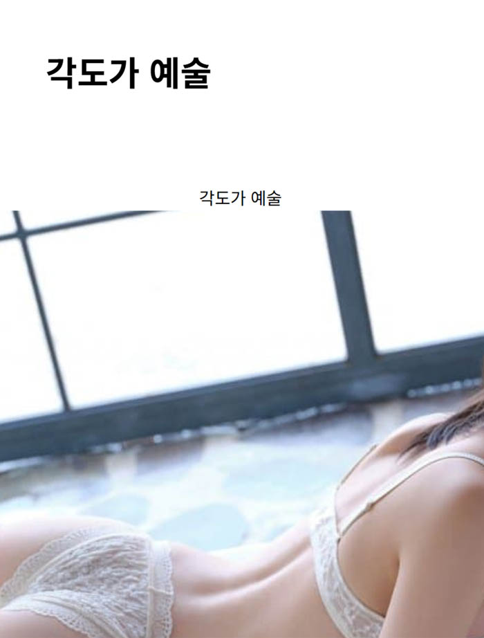 각도가 예술