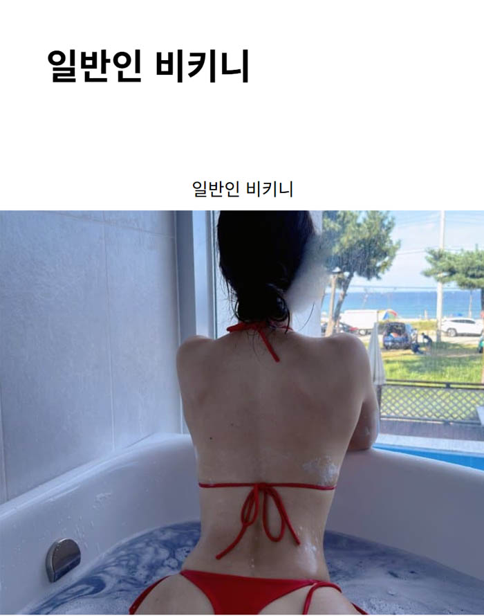 일반인 비키니